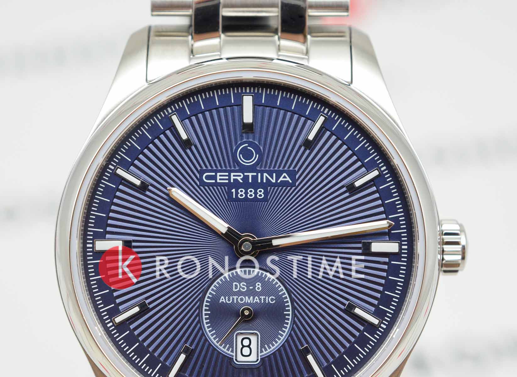 Certina Certina DS-8 C033.428.11.041.00, sport швейцария мужские часы на браслете нержавеющая сталь боковой вид